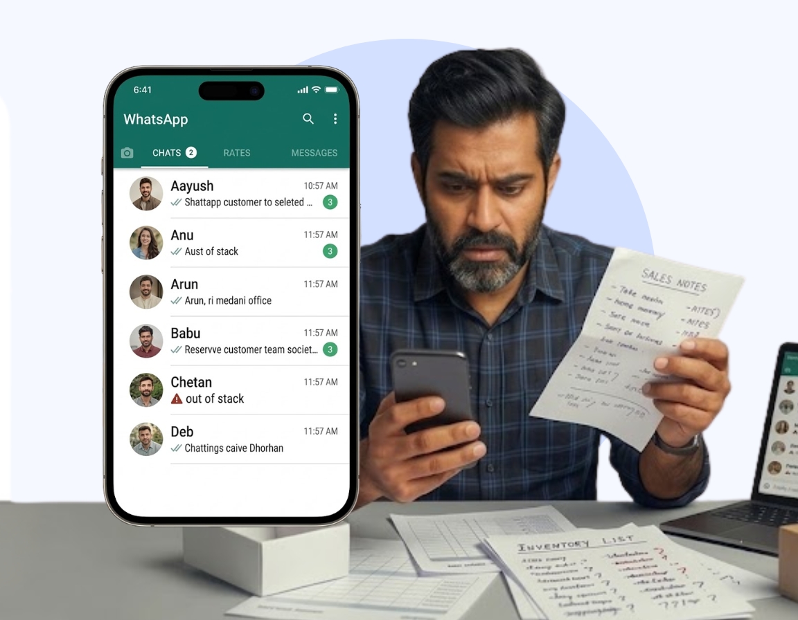 Frustrated WhatsApp Seller